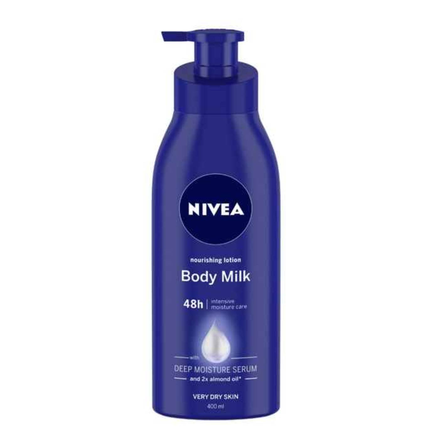 NIVEA NOURISHING BODY MILK, ALMOND OIL BODY LOTION,400 ML