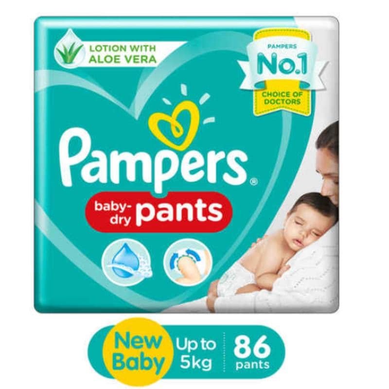 PAMPERS PANTS NEW BABY 86S